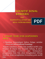 Teori Kognitif Sosial Bandura