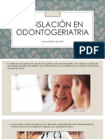 Legislación en Odontogeriatria