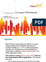 Cisco - Designing MPLS Layer3 VPN Networks