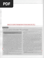 MYERS 2015 - Dicas Para Estudar Psicologia