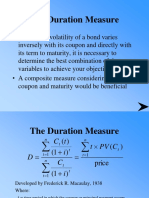 The Duration Measure