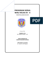 Program Kerja Wali Kelas