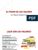 Valores que inspiran y cambian vidas