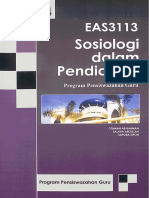 Sosiologi Dalam Pendidikan EAS 311325 PDF