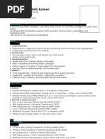 Resume Sample (MOCK)