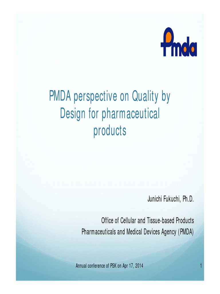 PMDA Perspective On Quality by Design For Pharmaceutical Products | PDF ...