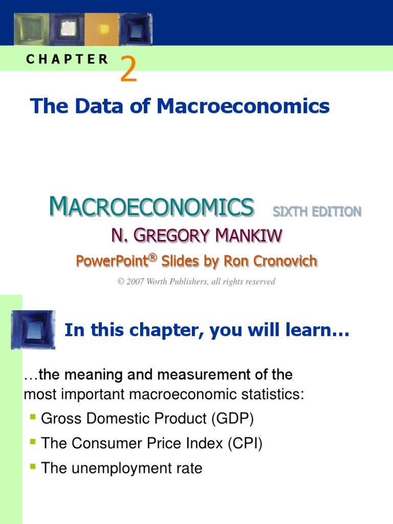 Mankiw Chapter 2 Macroeconomics Data | PDF | Consumer Price Index ...