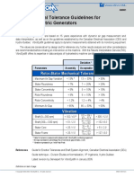 Mechanical Tolerance Guidelines For Hydroelectric Generators