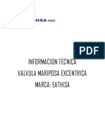 Informacion Tecnica Valvula Mariposa Excentrica