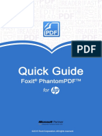 Foxit PhantomPDF for HP_Quick Guide