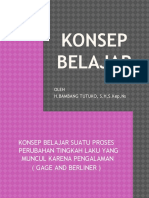 Konsep Belajar