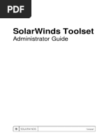 Solarwinds Toolset: Administrator Guide