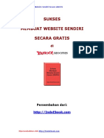 Sukses Website Sendiri Secara Gratis PDF