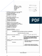 Hewlett-Packard Company V Mark V. Hurd - Santa Clara Superior Court - 09-07-2010