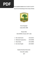 Makalah Kelompok 2 Manajemen Risiko & Keamanan Pasien Tentang Sejarah Dan Perkembangan Patient Safety Di Dunia