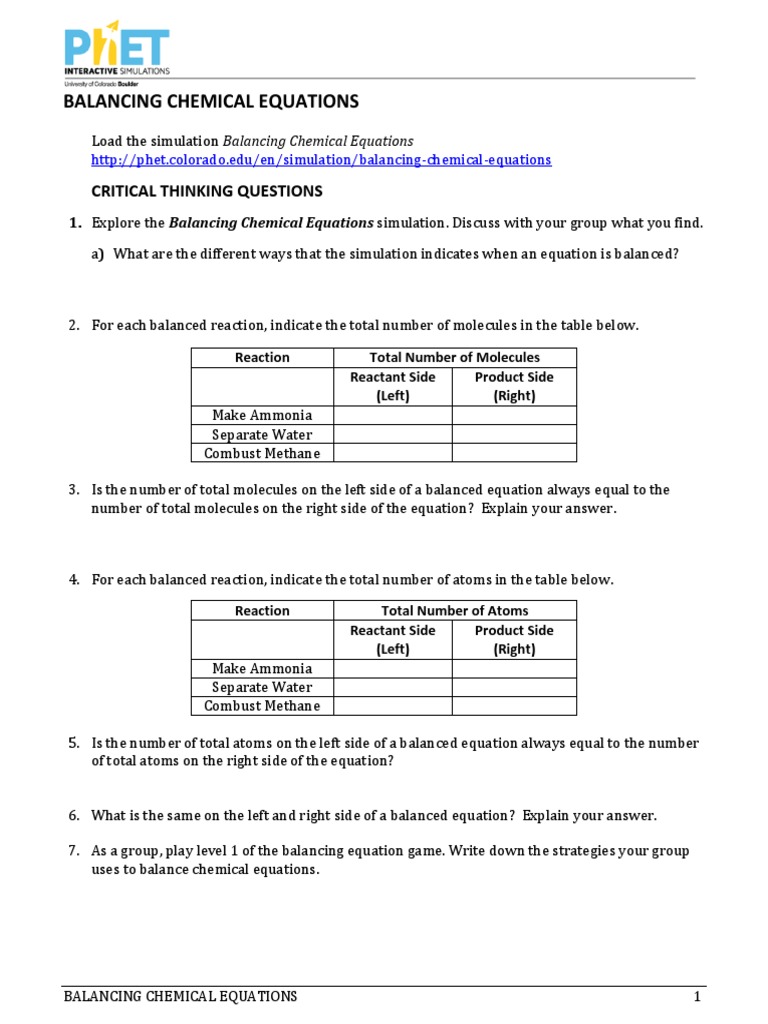 balancing-chemical-equations-guided-inquiry-studenthandout-pdf-change-chemical-engineering