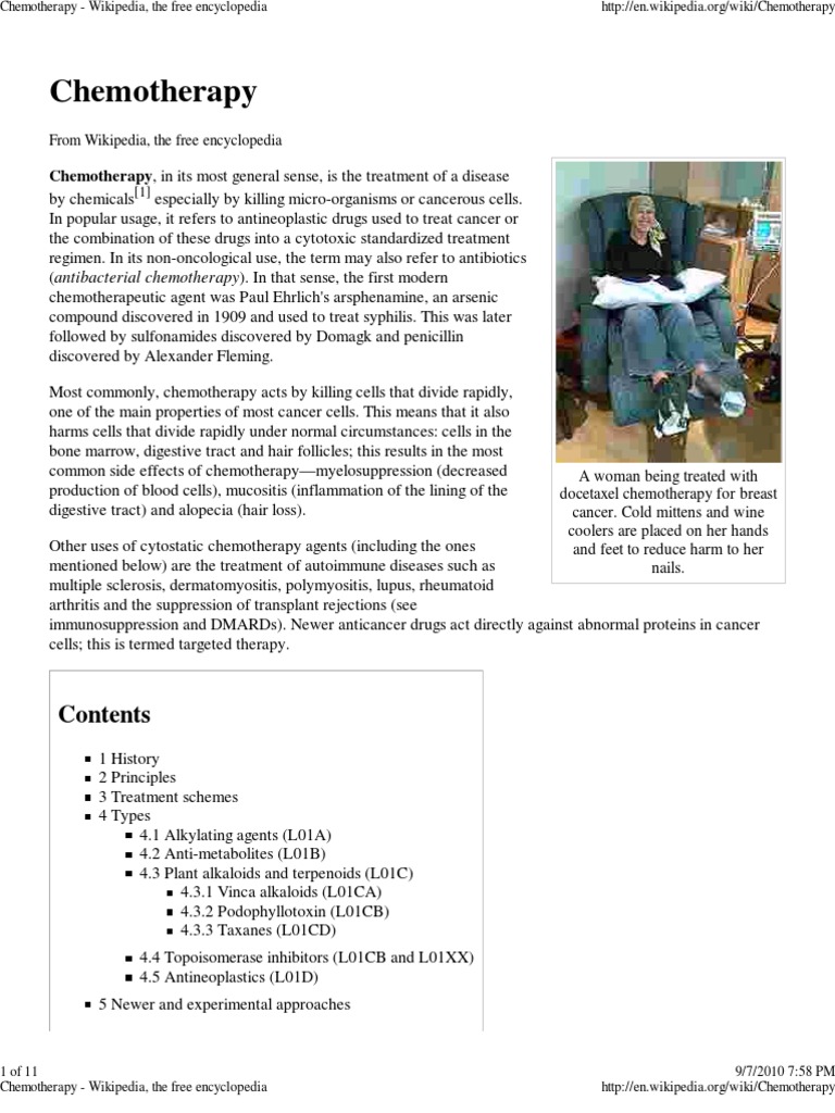 Chemotherapy Wikipedia T Chemotherapy Dose Biochemistry