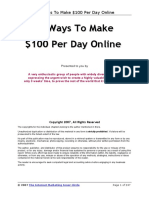 100 Dollars PDF