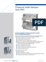 Pressure Relief Damper: Type ARK2