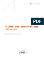 GuideVaccinations2012 Vaccination Des Militaires