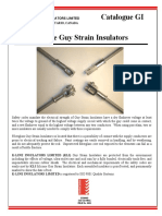 Catalogue GI Silicone Guy Strain Insulators: K-Line Insulators Limited
