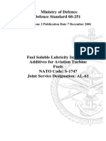Ministry of Defence Defence Standard 68-251: Issue 2 Publication Date 7 December 2001