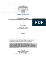 Detecting Ponzi Finance: An Evolutionary Approach To The Measure of Financial Fragility