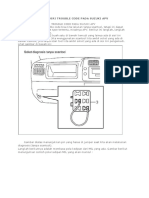 Mendiagnosis Trouble Code APV