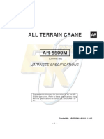 All Terrain Crane: Japanese Specifications
