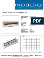 Granulator & Cutter GR420