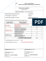 (Course Information) : Bersemuka Teori + Pembelajaran Berpusatkan Pelajar Tutorial Amali