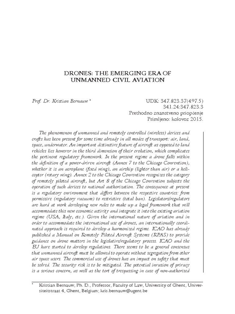 Unmanned Aviation Regulations | PDF | Unmanned Aerial Vehicle | Aircraft