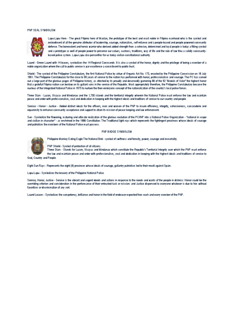 pnp-seal-symbolism-pdf-philippines-courage