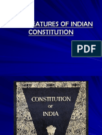 Basic Features of Indian Constitution by j Walia