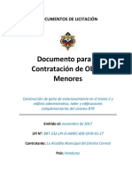 Documento para La Contratación de Obras Menores