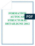 Formation Autocad Structural Detailigne 2012