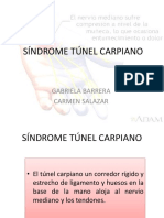 Sindrome de Tunel Carpiano