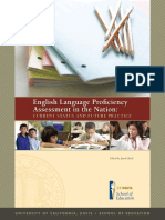 English Language Proficiency Assessment in The Nation:: Current Status and Future Practice