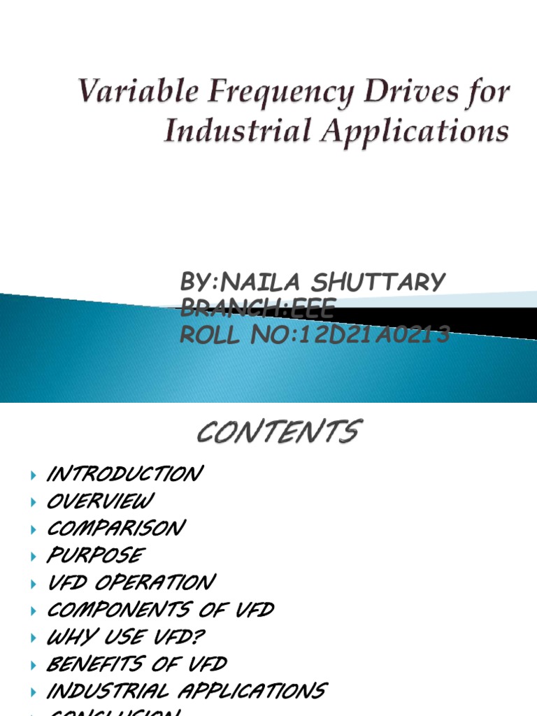 Understanding Variable Frequency Drives | PDF | Power Inverter ...