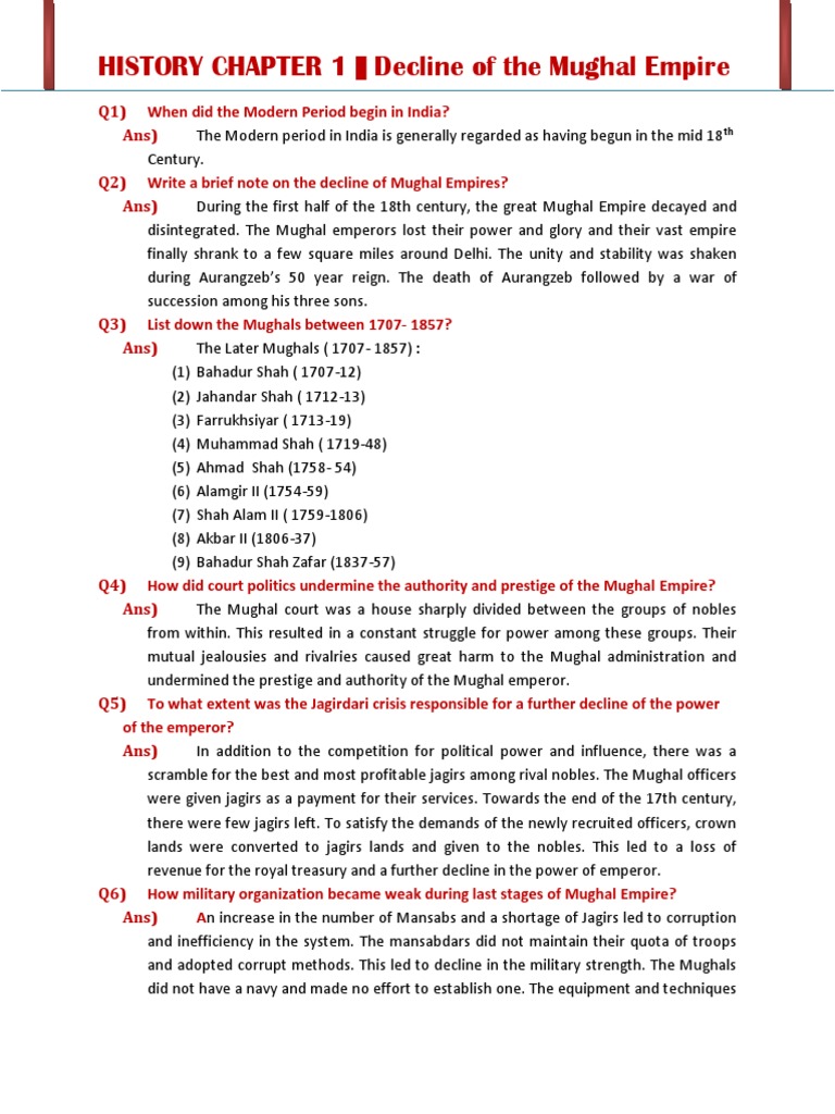 Mughal empire essay image
