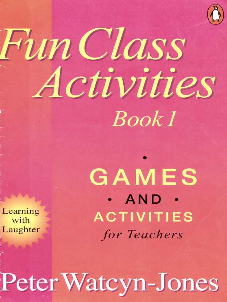 Book Fun Class Activities PDF PDF