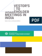 An Investor guide to shareholder meetings in India