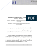 Formação docente para mudança e incerteza