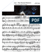 League of Legends - Kindreds Theme - Intermediary-Advanced Piano Sheet PDF