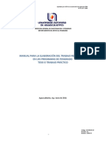 Manual para La Elaboración de Tesis UAA - Junio - 16 PDF