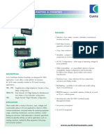 Solid State Digital Hourmeters & Counters 700 Series: Features