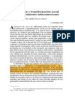 DONOSO_Educación y transformación social en el pensamiento latinoamericano