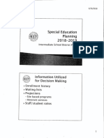 special education planning