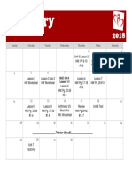 February Calendar