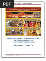 IMC PLAN - Restaurant - Chokhidhani